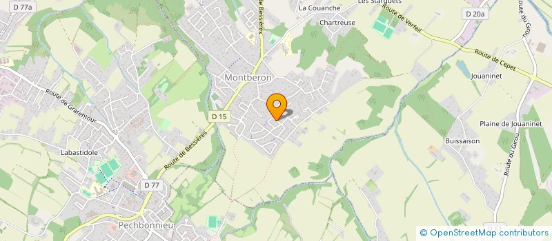 localisation de l'entreprise L.A.T  MONTBERON