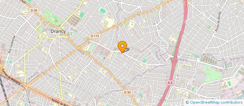 localisation de l'entreprise L.A.T.M. à DRANCY