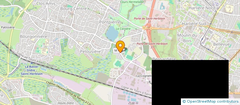 localisation de l'entreprise L.A TOUCH RUGBY NANTES - ST HERBLAIN à SAINT-HERBLAIN