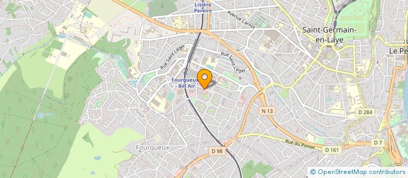 localisation de l'entreprise L.A. TRANS à SAINT-GERMAIN-EN-LAYE