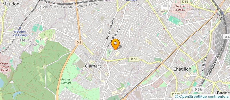 localisation de l'entreprise L.A VIATEUR à CLAMART