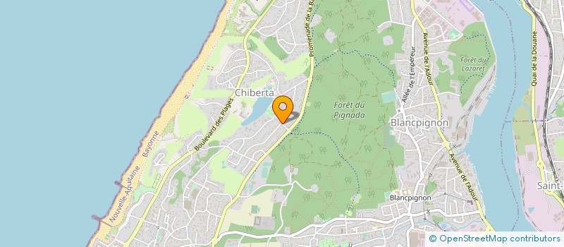 localisation de l'entreprise L.A. VMC 64 à ANGLET