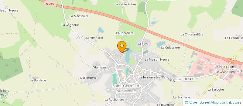 localisation de l'entreprise L.A.W.A. à SEVREMOINE