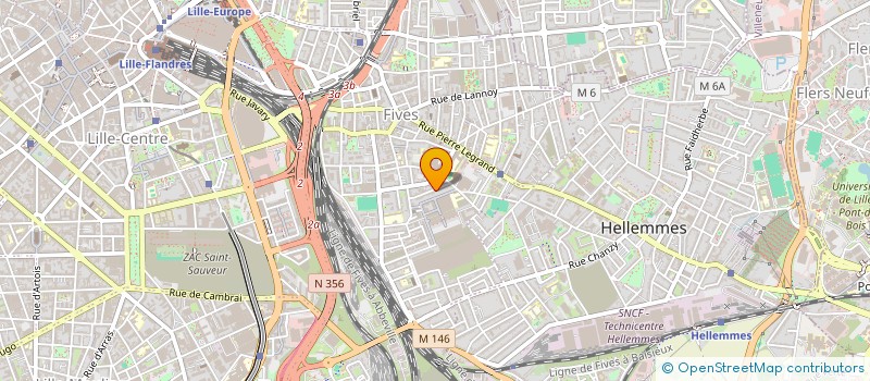 localisation de l'entreprise L'A3 à LILLE