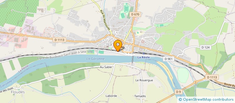 localisation de l'entreprise L.A33 FOOD  LA REOLE