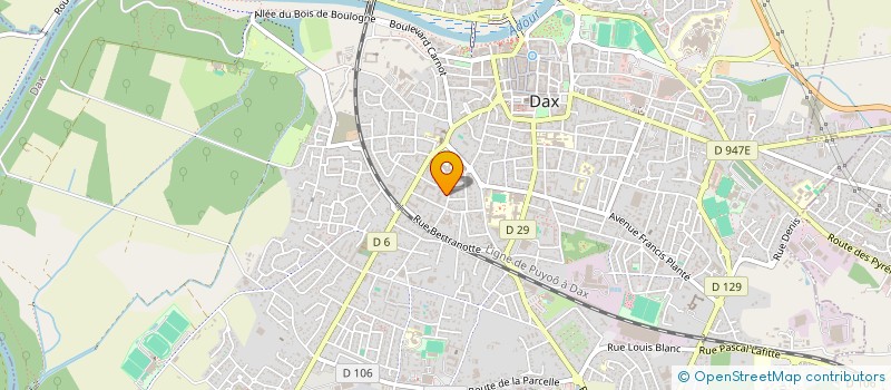 localisation de l'entreprise L'A640  DAX