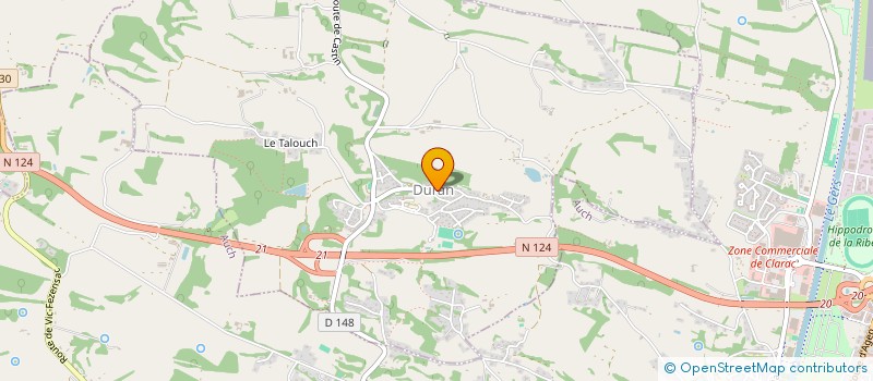 localisation de l'entreprise L'AAUR  PREIGNAN