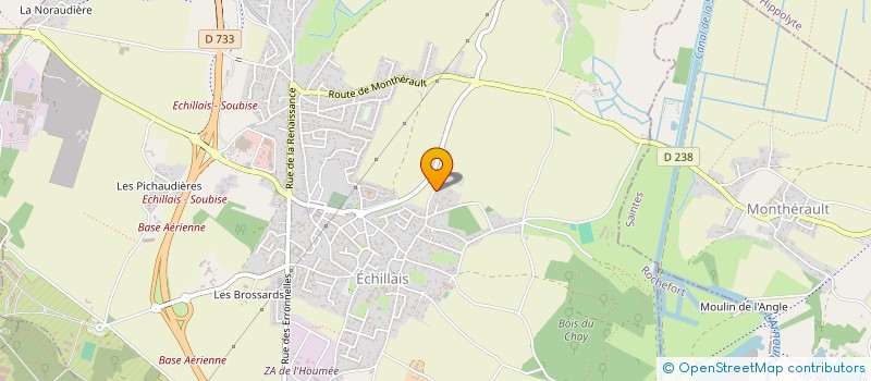 localisation de l'entreprise L'ABADAIRE  ECHILLAIS