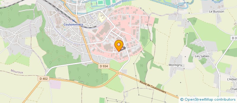 localisation de l'entreprise L'ABATTOIR DE L'ORGEVAL à COULOMMIERS