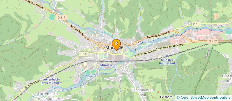 localisation de l'entreprise L'ABBATIAL DE MUNSTER  MUNSTER