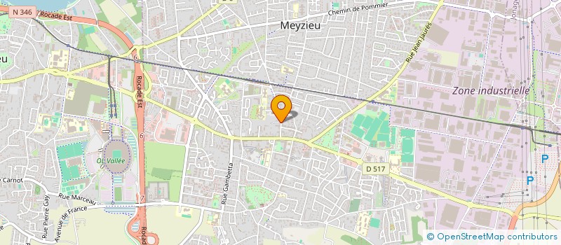 localisation de l'entreprise  L' ABBAYE  MEYZIEU