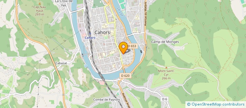 localisation de l'entreprise L'ABBAYE  CAHORS