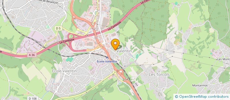 localisation de l'entreprise L'ABBAYE à ECOLE-VALENTIN