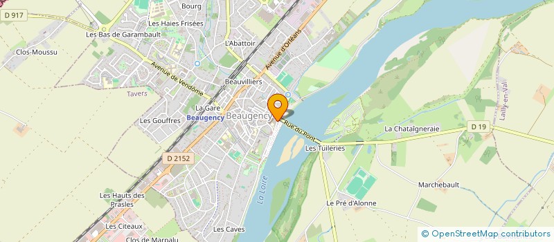 localisation de l'entreprise L'ABBAYE  BEAUGENCY