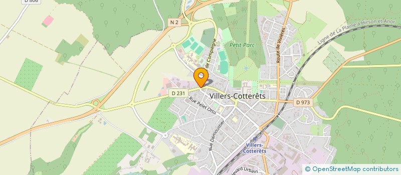 localisation de l'entreprise L'ABBAYE à VILLERS-COTTERETS