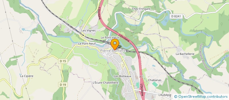 localisation de l'entreprise L'ABBAYE à SAINT-JEAN-LIGOURE