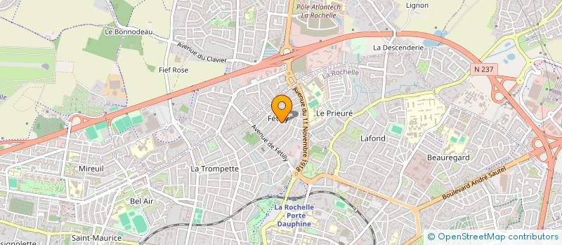 localisation de l'entreprise L'ABBAYE  LA ROCHELLE