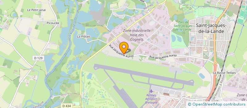 localisation de l'entreprise L'ABBAYE  SAINT-JACQUES-DE-LA-LANDE