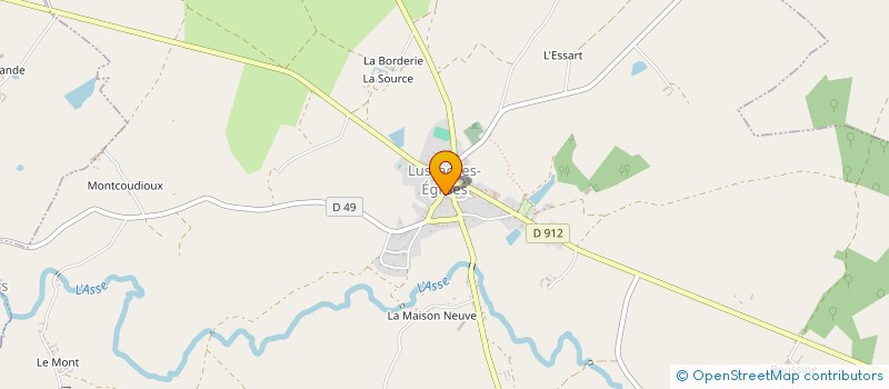 localisation de l'entreprise L ABBAYE DE LA CHAISE DIEU HISTOIRE ARCHEOLOGIE ET PATRIMOINE  LUSSAC-LES-EGLISES