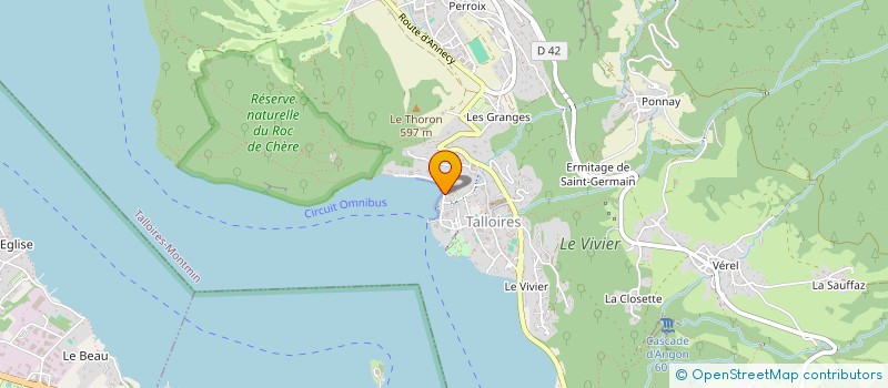 localisation de l'entreprise L'ABBAYE DE TALLOIRE à TALLOIRES-MONTMIN