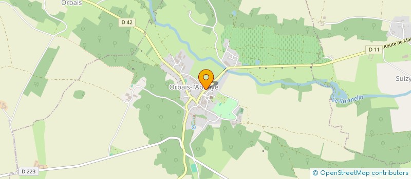 localisation de l'entreprise L'ABBAYE NOTRE DAME DU RECLUS  TALUS-SAINT-PRIX