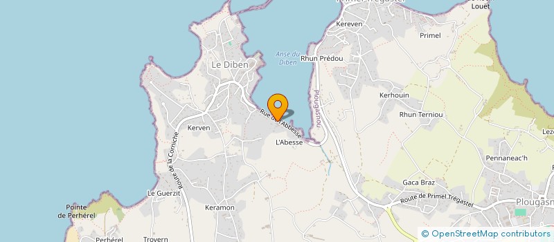 localisation de l'entreprise L'ABBESSE  PLOUGASNOU