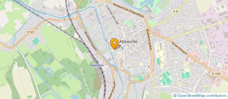 localisation de l'entreprise L'ABBEVILLOIS à ABBEVILLE