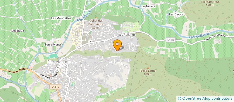 localisation de l'entreprise L'ABC DES PARENTS D'ELEVES  PIERREFEU-DU-VAR