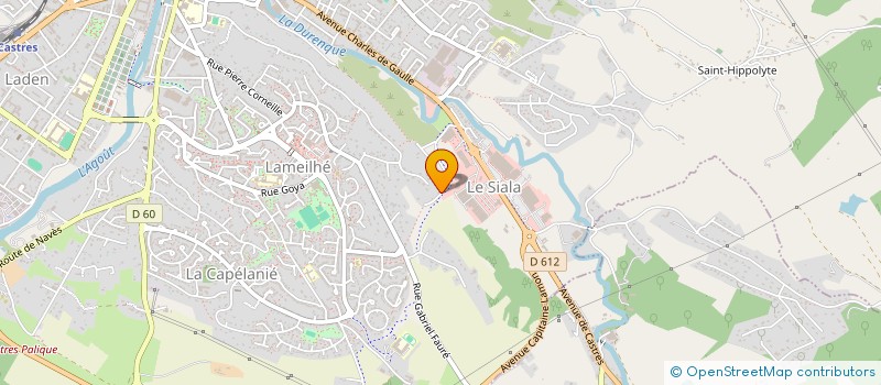 localisation de l'entreprise L'ABCDAURE  CASTRES