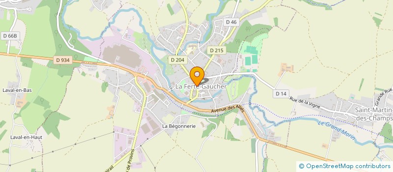 localisation de l'entreprise L ABECEDAIRE à LA FERTE-GAUCHER