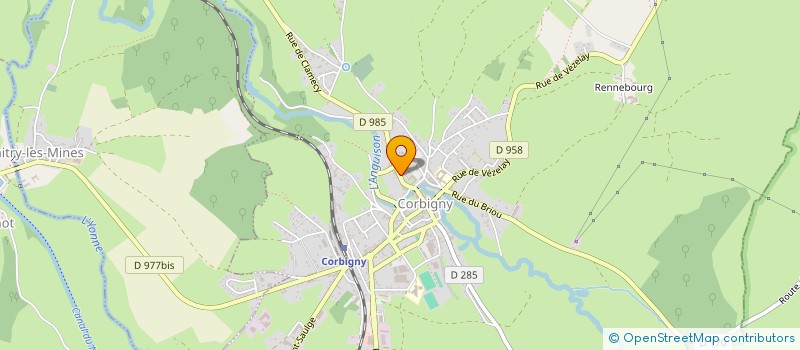 localisation de l'entreprise L'ABEICITE à CORBIGNY