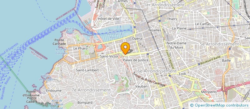 localisation de l'entreprise L'ABEILLE à MARSEILLE