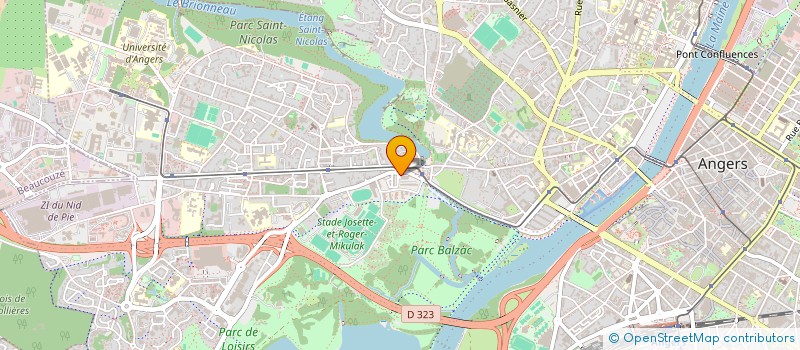 localisation de l'entreprise L'ABEILLE ANGEVINE à ANGERS