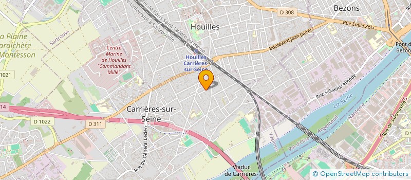 localisation de l'entreprise L'ABEILLE CARRILLONNE  CARRIERES-SUR-SEINE