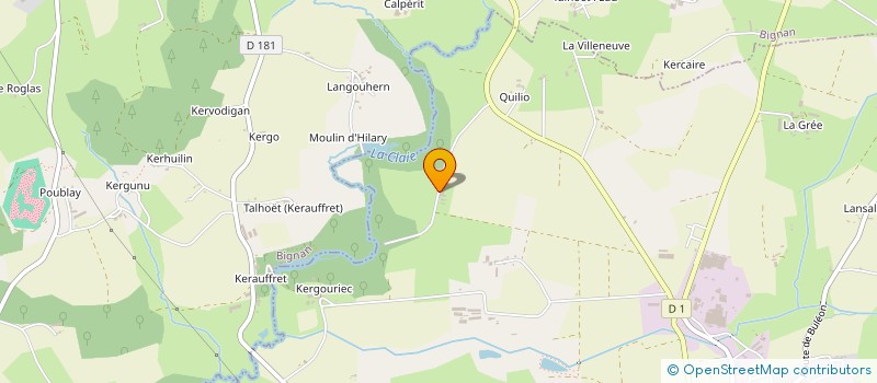 localisation de l'entreprise L'ABEILLE DE LANVAUX à SAINT-JEAN-BREVELAY