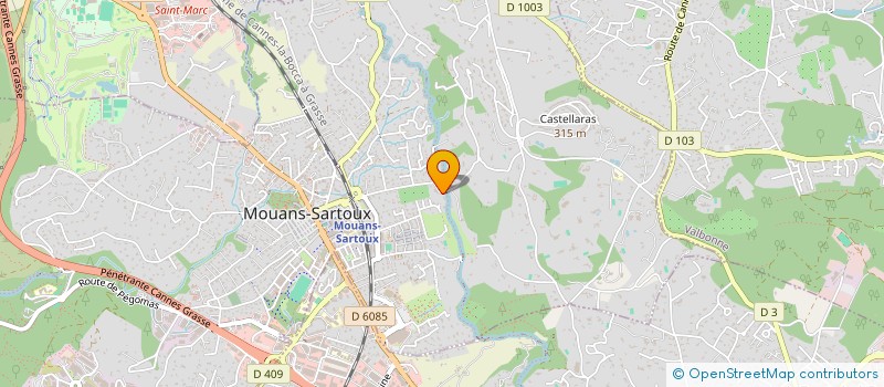 localisation de l'entreprise L'ABEILLE DE MOUANS  MOUANS-SARTOUX