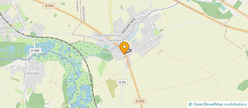 localisation de l'entreprise L'ABEILLE DE PICARDIE  THENNES