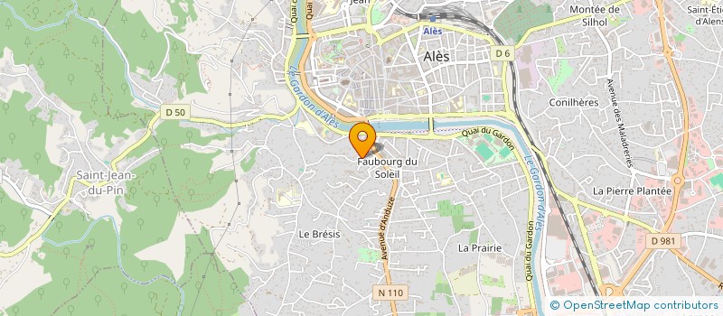 localisation de l'entreprise L'ABEILLE DES CEVENNES  ALES