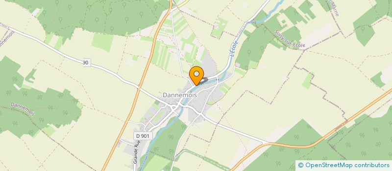 localisation de l'entreprise L ABEILLE DU CHENET à DANNEMOIS