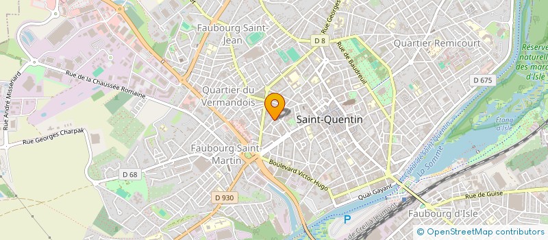 localisation de l'entreprise L'ABEILLE INCENDIE à SAINT-QUENTIN
