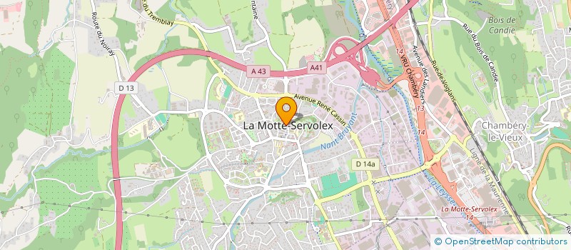 localisation de l'entreprise L'ABEILLE NOIRE  VOGLANS