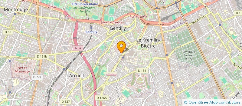 localisation de l'entreprise L'ABEILLE PARISIENNE  GENTILLY