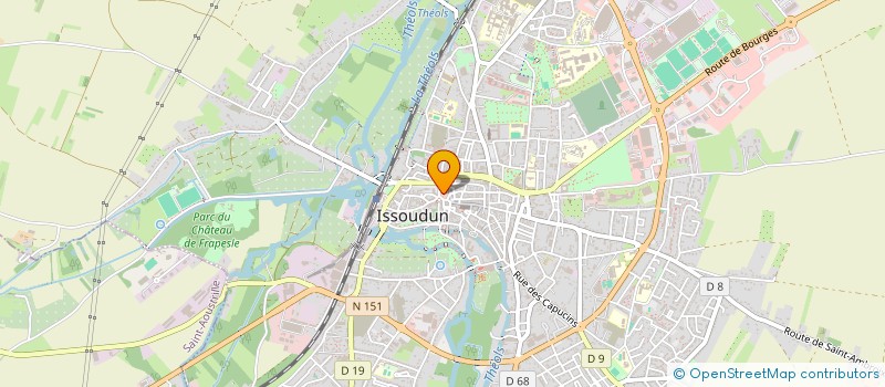 localisation de l'entreprise L ABEILLE SA à ISSOUDUN