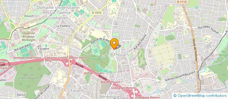 localisation de l'entreprise L'ABEILLE TALENCAISE à TALENCE