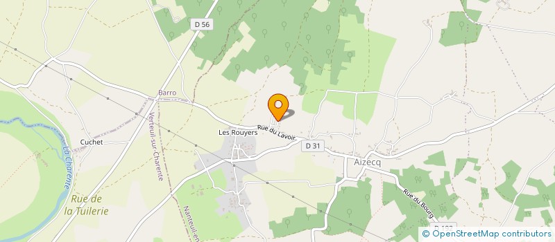 localisation de l'entreprise L'ABEILLERIE  NANTEUIL-EN-VALLEE