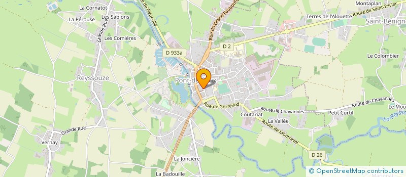 localisation de l'entreprise L'ABLETTE BRESSANE à PONT-DE-VAUX