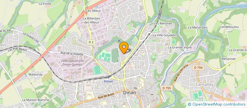 localisation de l'entreprise L'ABONDANCE à DINAN