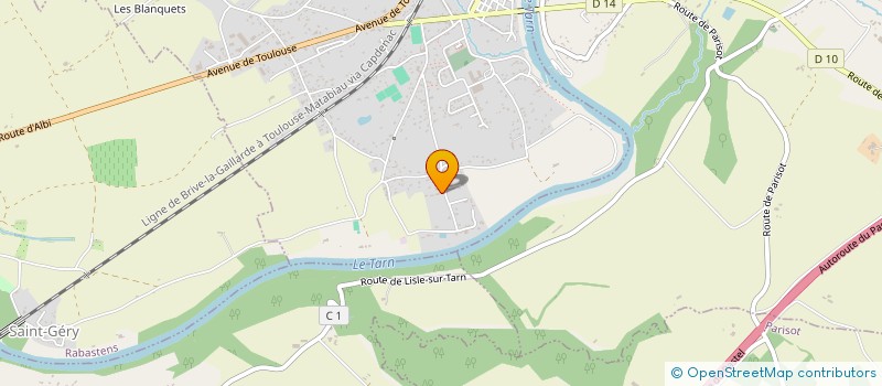 localisation de l'entreprise L'ABR'O'NAISSANCES - NAITRE & DEVENIR à LISLE-SUR-TARN