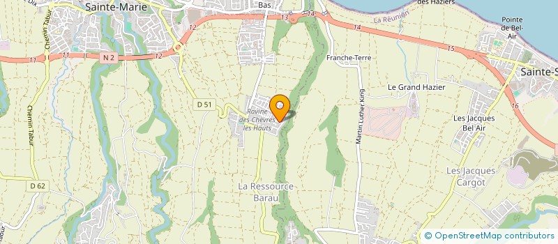 localisation de l'entreprise L'ABRAYSIENNE974 à SAINTE-MARIE