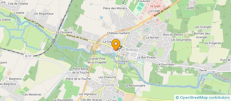 localisation de l'entreprise L'ABREUVOIR à AZAY-LE-RIDEAU